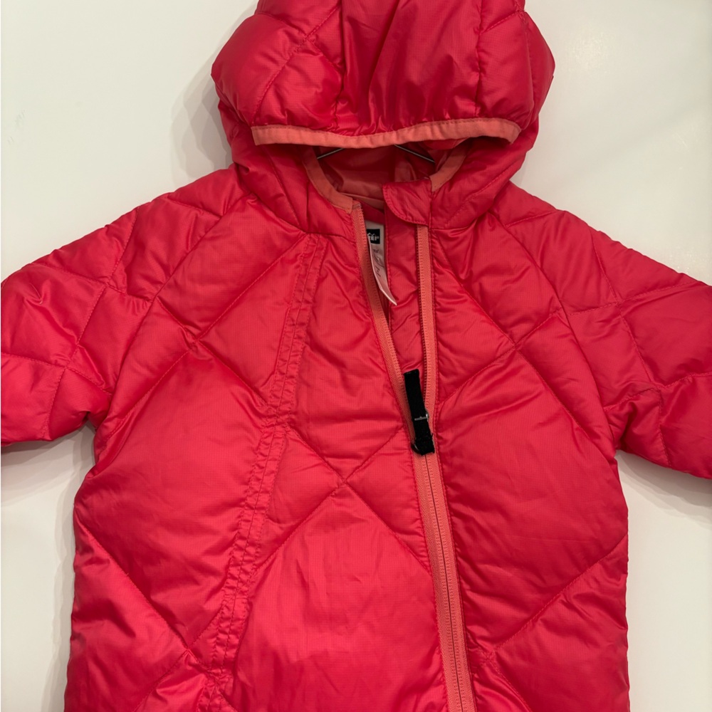 REI Kids Hooded Red Puffer Coat
